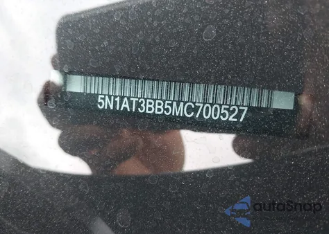 2021 Nissan Rogue Sv Intelligent Awd из США, поврежденный, VIN 5N1AT3BB5MC700527